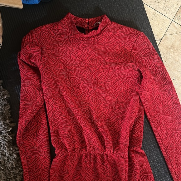 Zara red dress size S - Picture 3 of 4